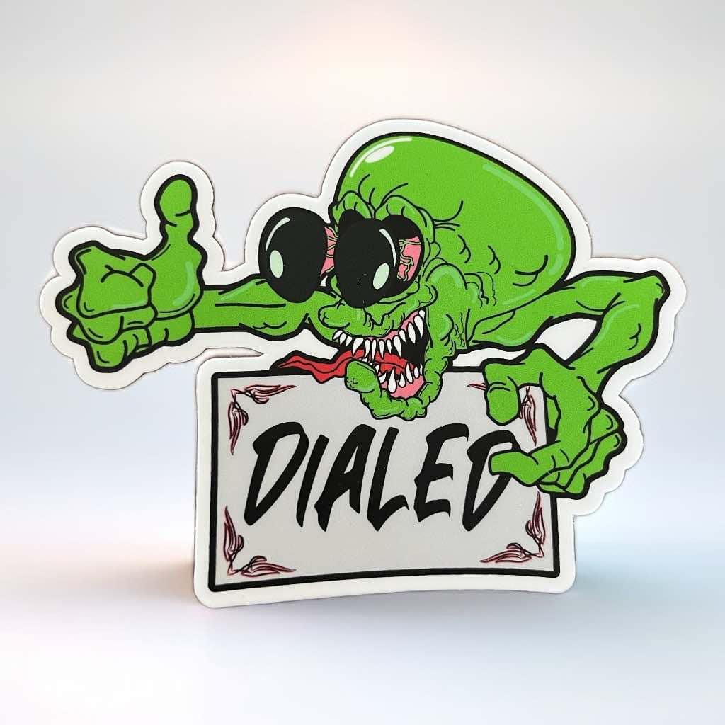 Dialed-In Limited Edition Die Cut Sticker
