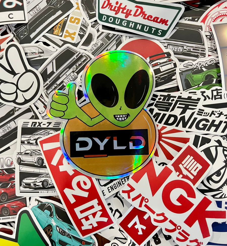 Alien Die Cast Holographic Sticker Pack