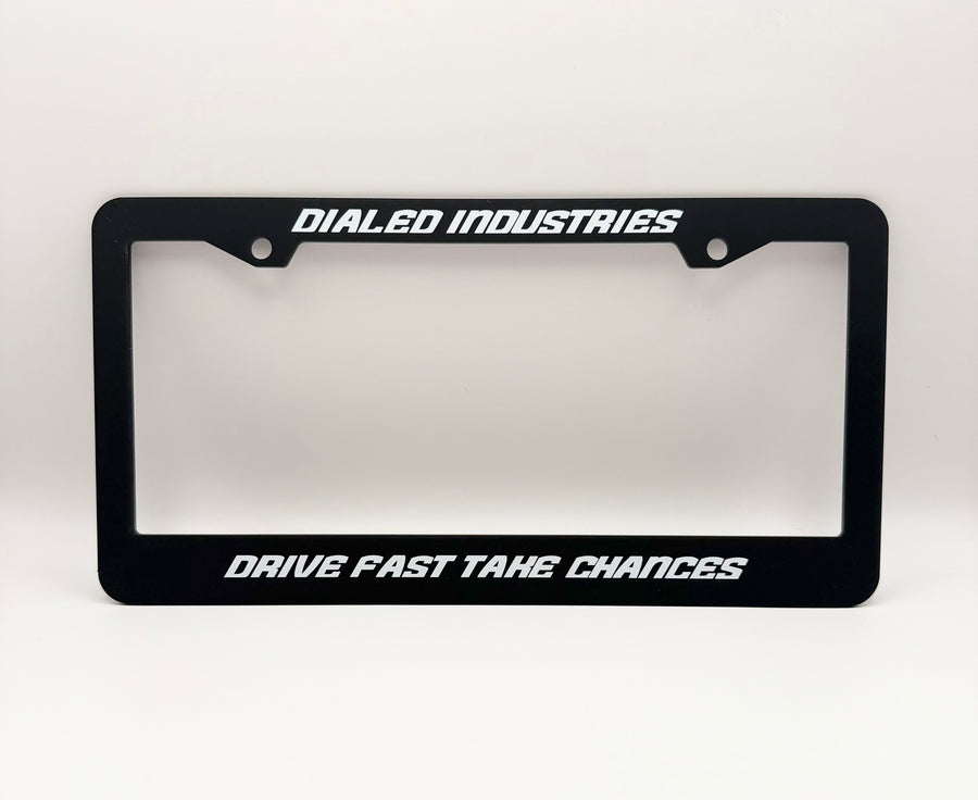 License Plate Frame - Dialed