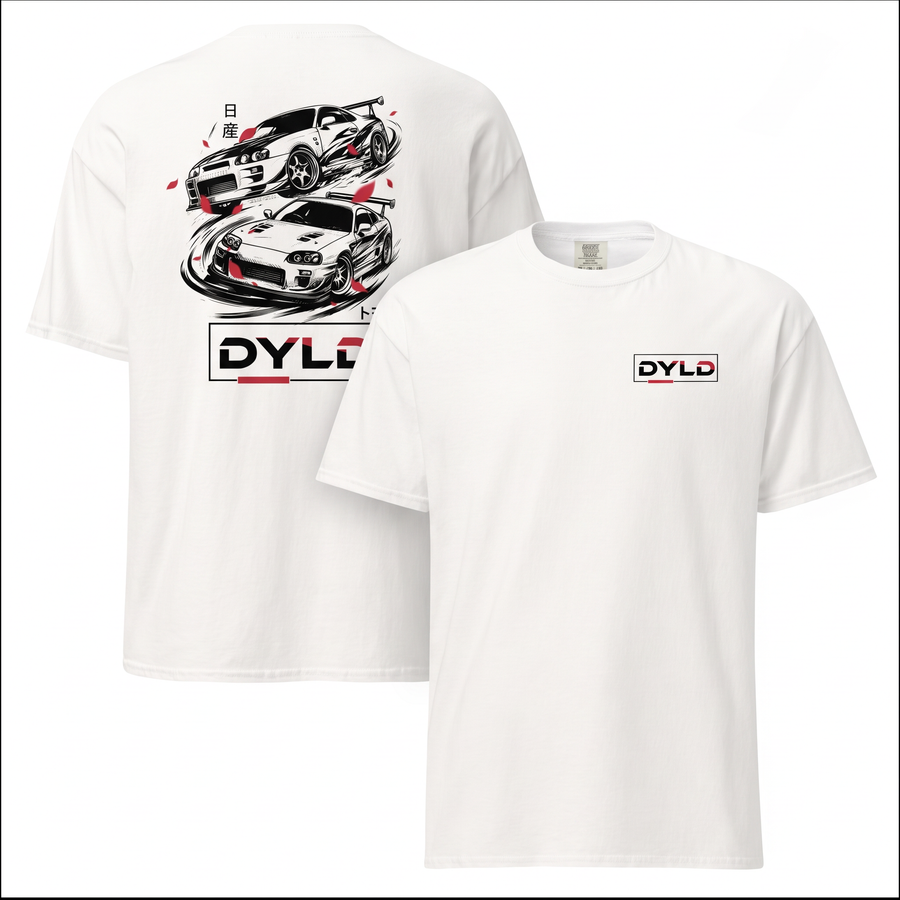 Signature Fit Dialed Icons Tee front and back